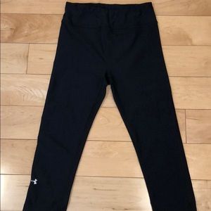 Under Armour black compression Capri